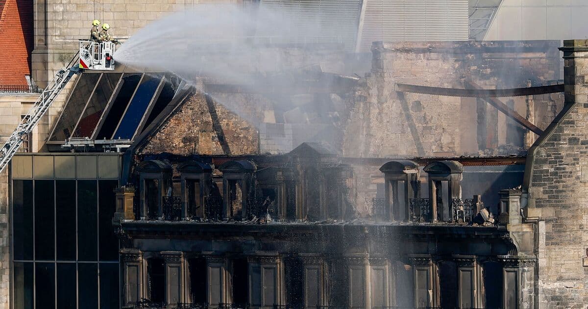 Edinburgh fire LIVE: Huge emergency response to historic building blaze