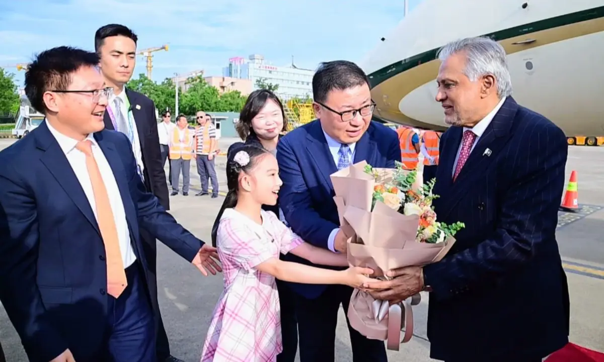 Dar heads to Shanghai to sign Pakistan's founding membership of China-led AI body