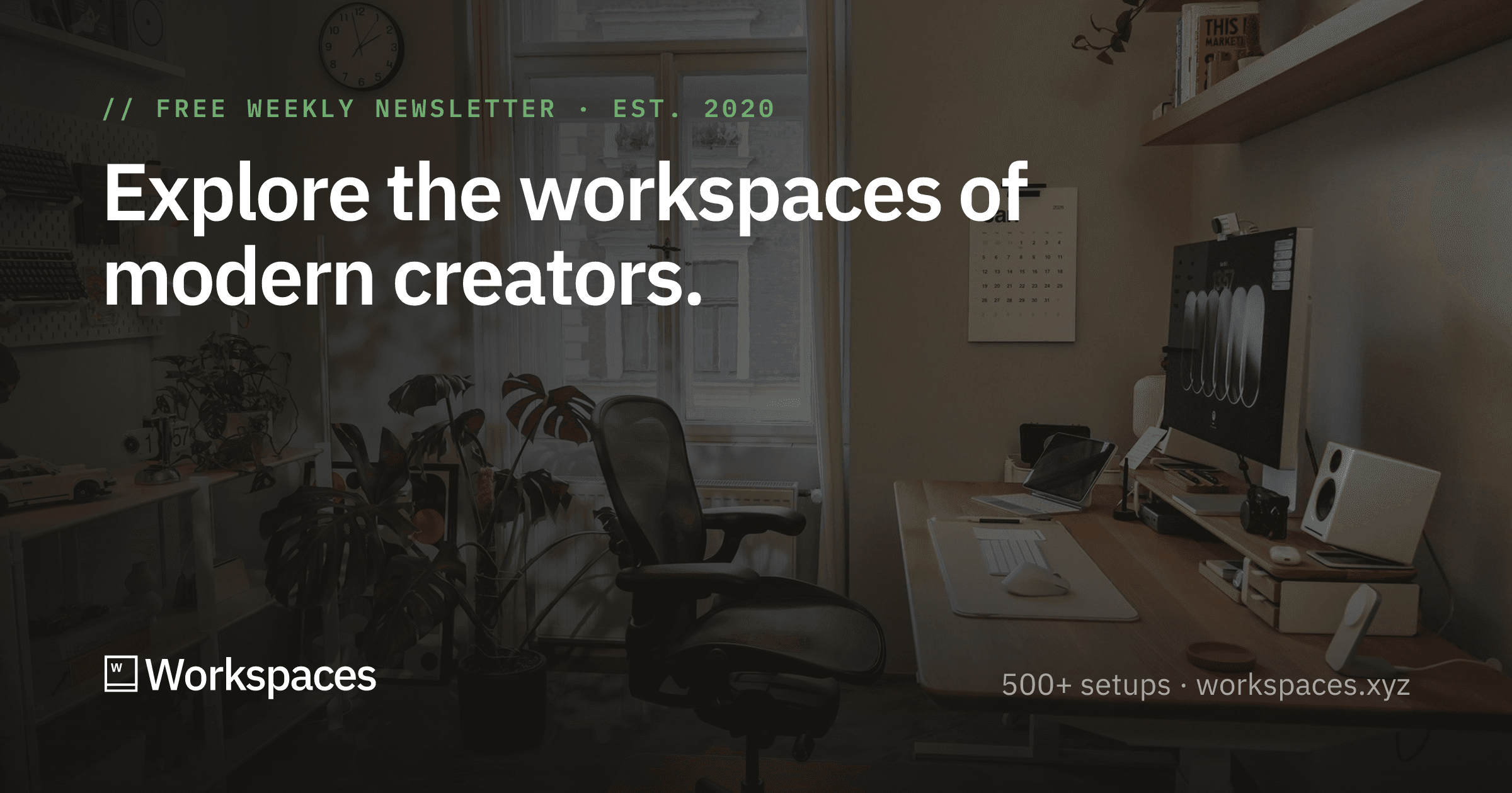 Show HN: Explore the Workspaces of Modern Creators