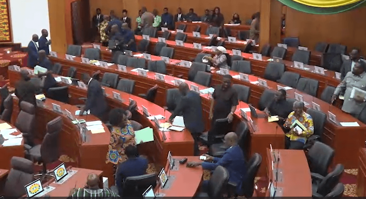 Minority walks out over Deputy Speaker's SIM re