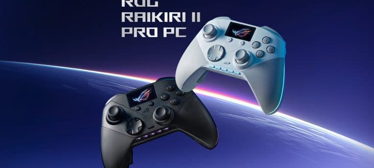 ASUS announces new ROG Raikiri II Pro PC controller with full-colour panel