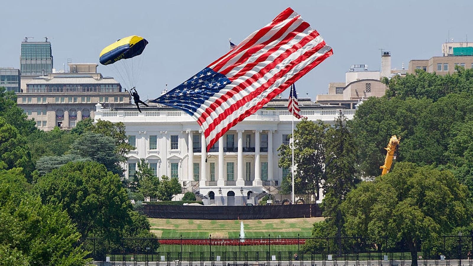 Severe weather disrupts Trump's America 250 celebration