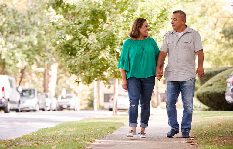 Walk toward a better mood (and less fatigue)