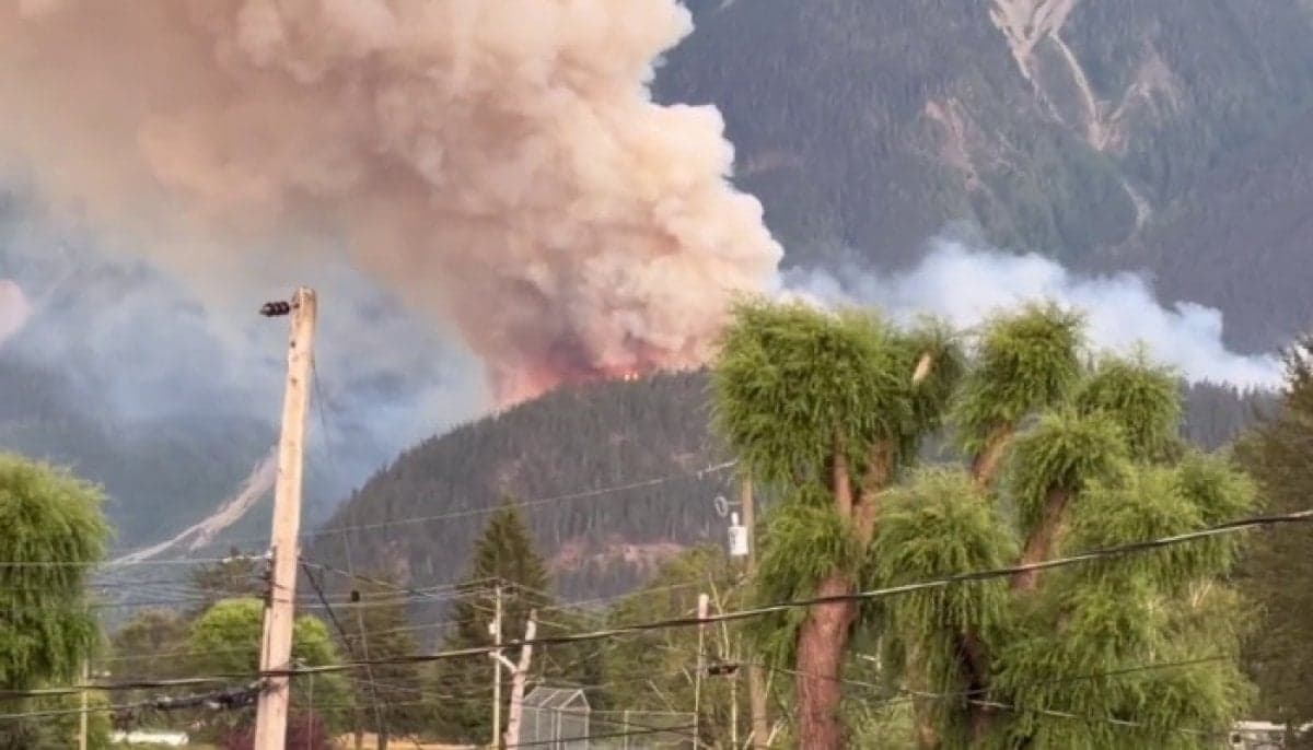 Evacuation order issued as wildfire burns near Pemberton, BC