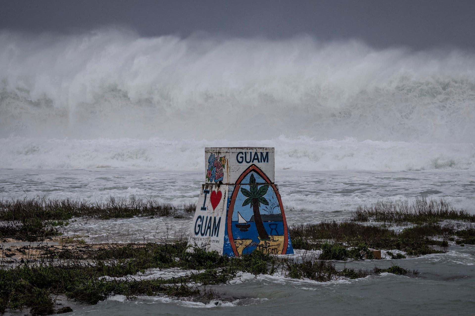 'Catastrophic' Super Typhoon Bavi hits US island of Rota
