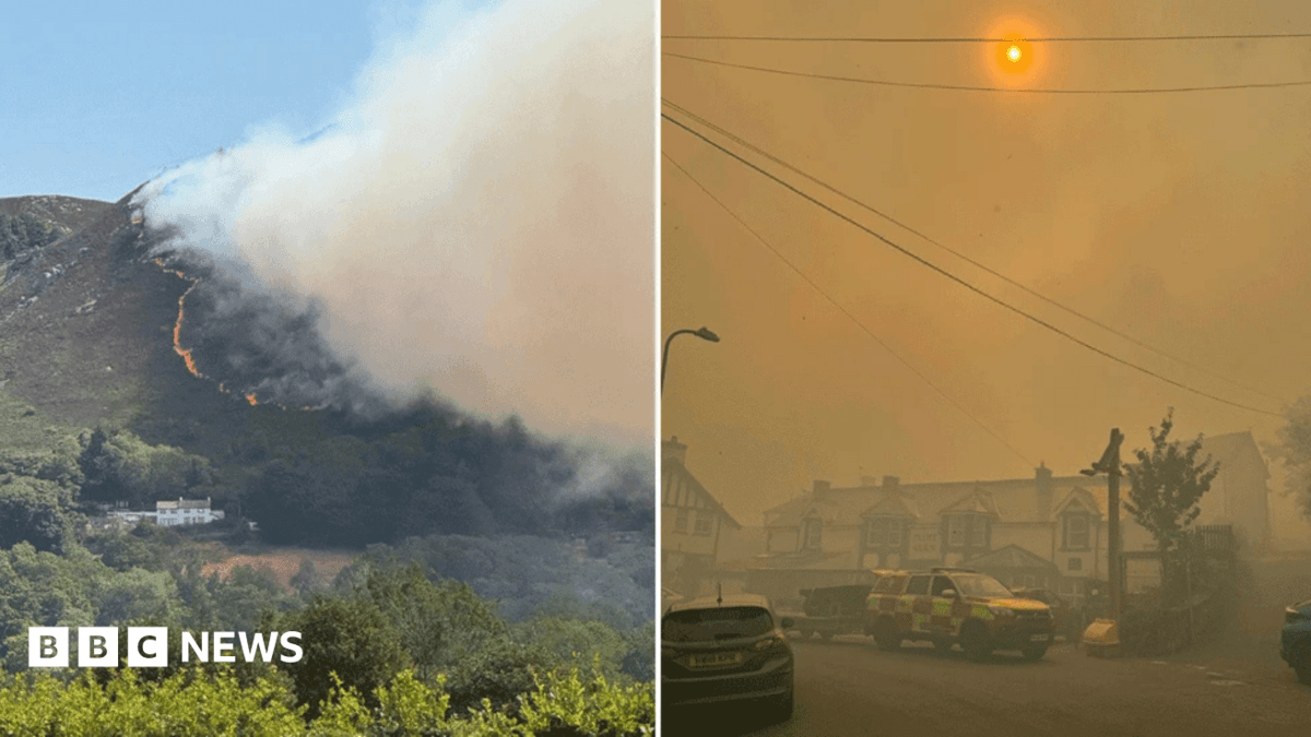 Major incident declared in Wales as wildfires burn across UK