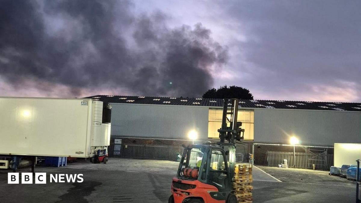 Crews tackle 'significant fire' at Avonmouth recycling centre