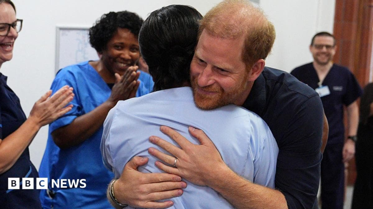 Prince Harry gets UK trip back on track with hospital visit