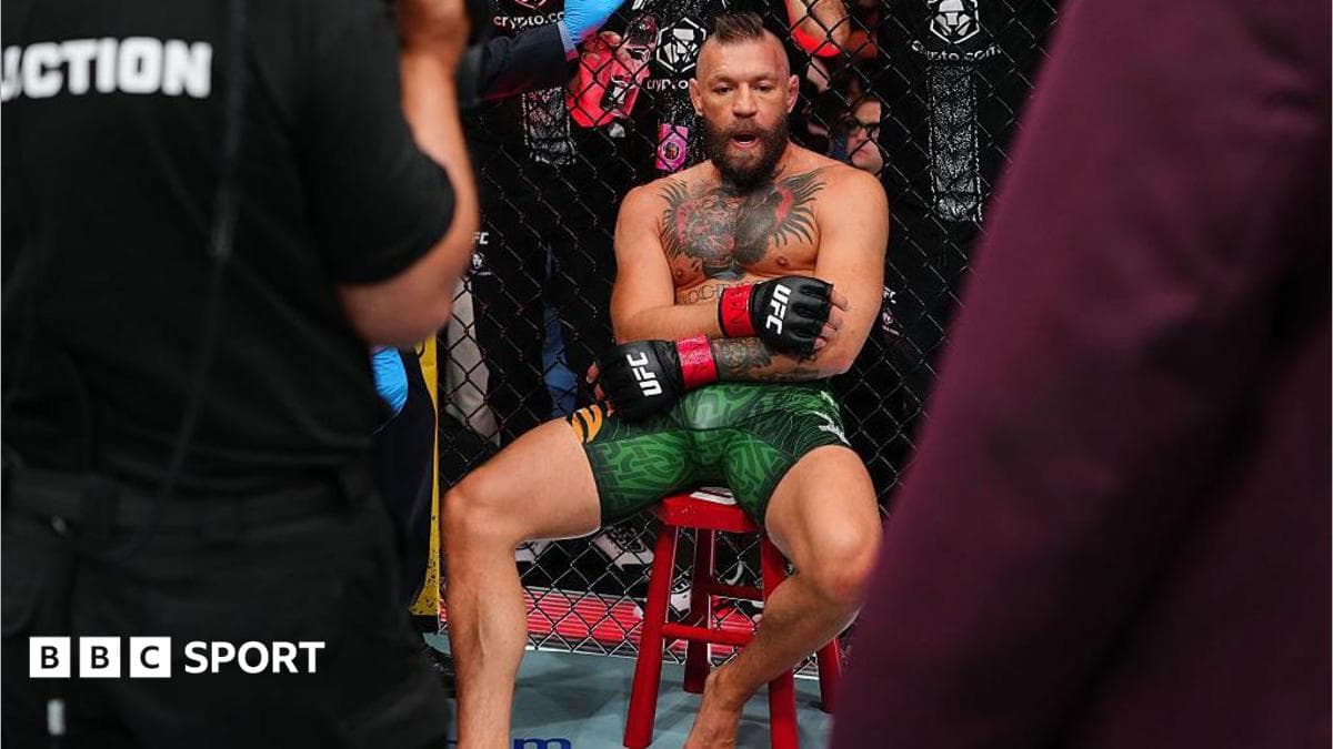 McGregor injured 69 seconds into UFC comeback