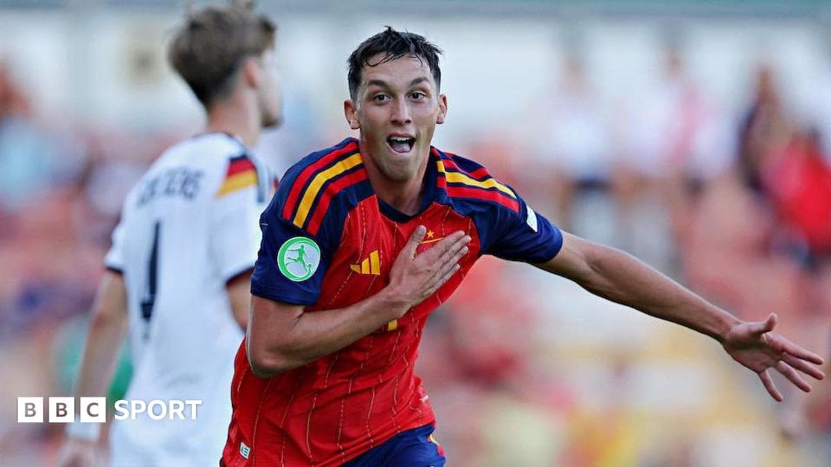 Uefa U19s Euros: Spain beat Germany to win final in Wrexham