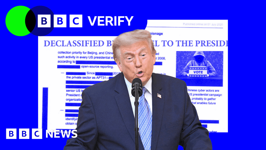 Do declassified files support Trump's election security claims?