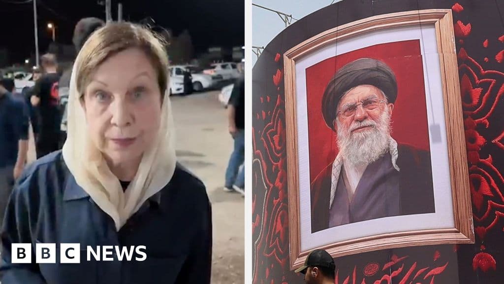 Watch: Lyse Doucet in Tehran as huge funeral for Iran's former supreme leader takes place