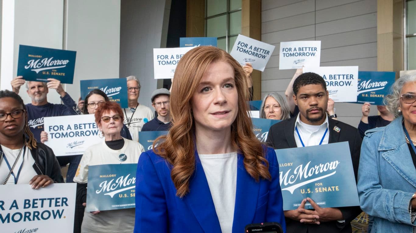 McMorrow suspends Michigan Senate bid in shock move - Axios