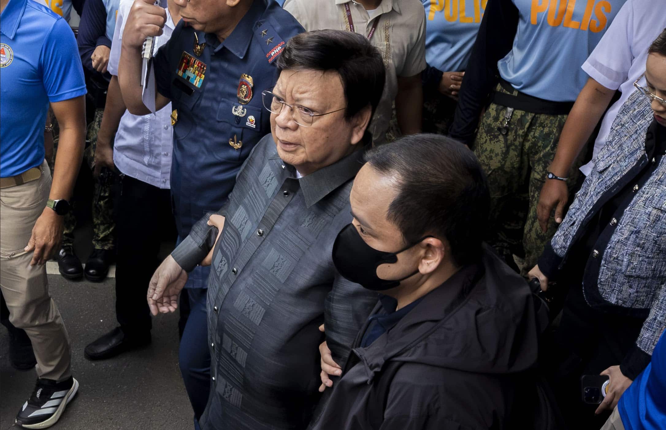 Confined by police, Marcoleta posts FB message