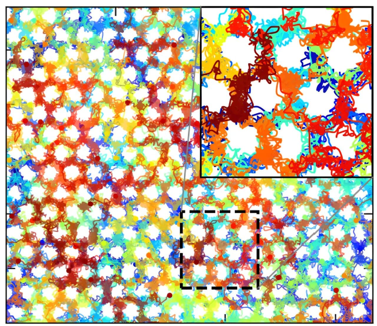 How ions flow like a liquid through a solid crystal