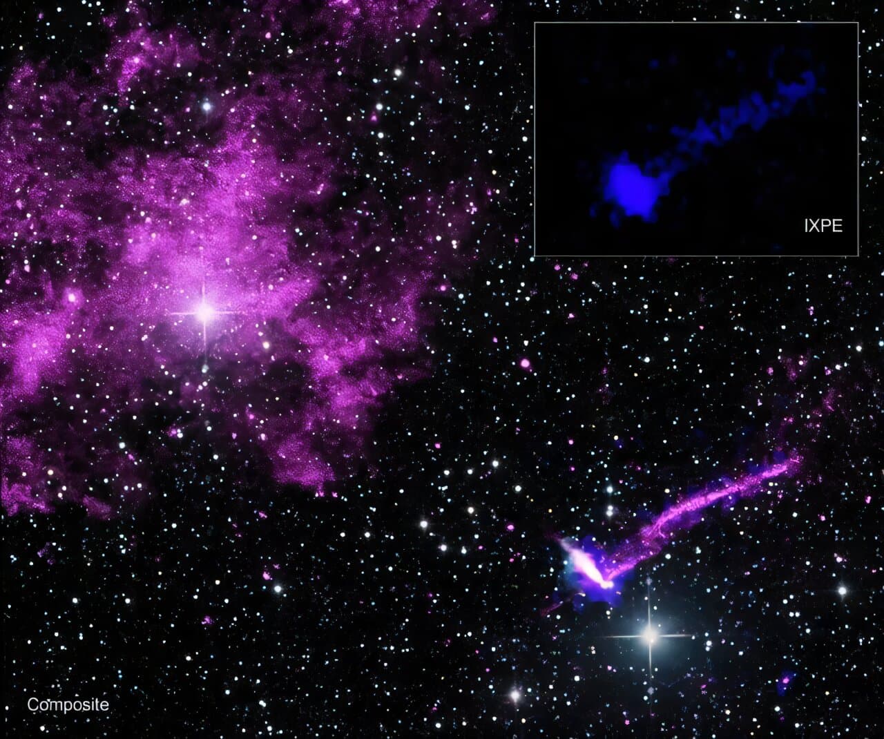 NASA space telescope maps magnetic fields of 'Lighthouse' pulsar