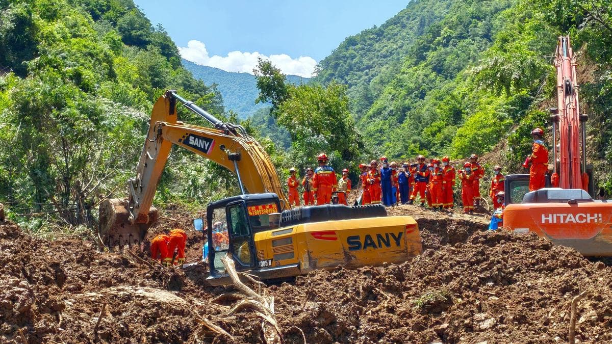 Death toll of landslip in northwestern China rises to 21 as rescue operations conclude