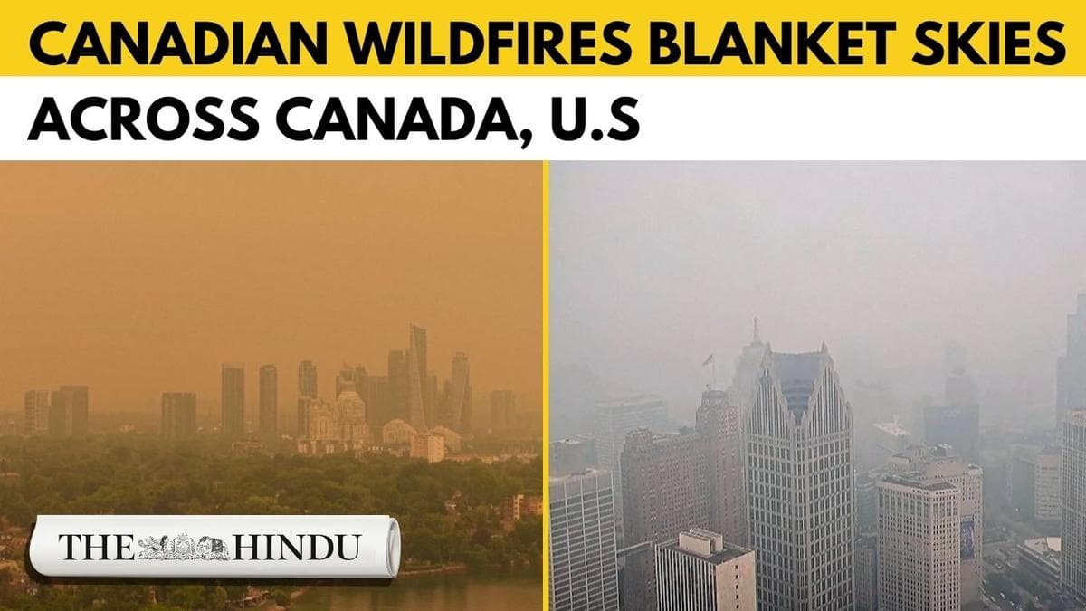 Watch: Canadian wildfire smoke triggers health alerts across the U.S. and Canada