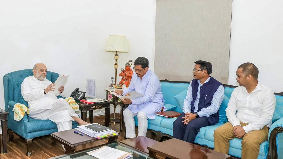 Meghalaya CM meets Amit Shah, conveys FCRA amendment concerns