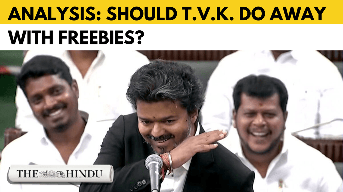 Watch: Analysis: Should T.V.K. do away with freebies?