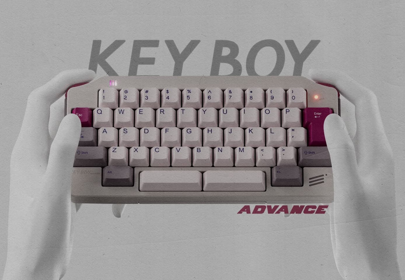 Retro "KeyBoy Advance" Wireless Mechanical Keyboard Launches at $275
